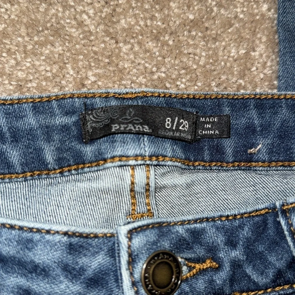 PrAna Blue 8/29 Organic Cotton Denim Jeans. B4